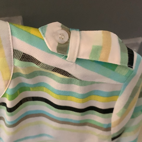 Calvin Klein size M multi colored blouse - Picture 3 of 8